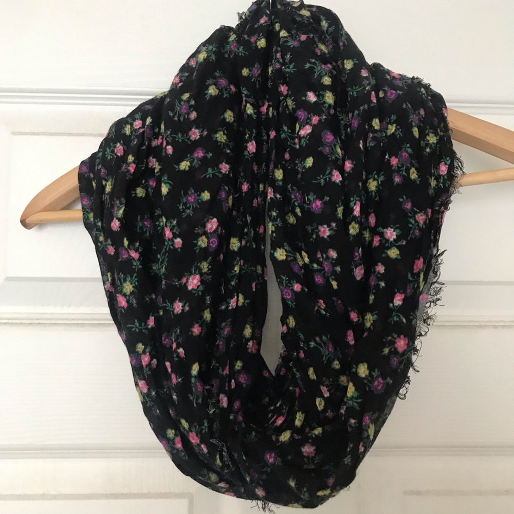 Floral infinity scarf